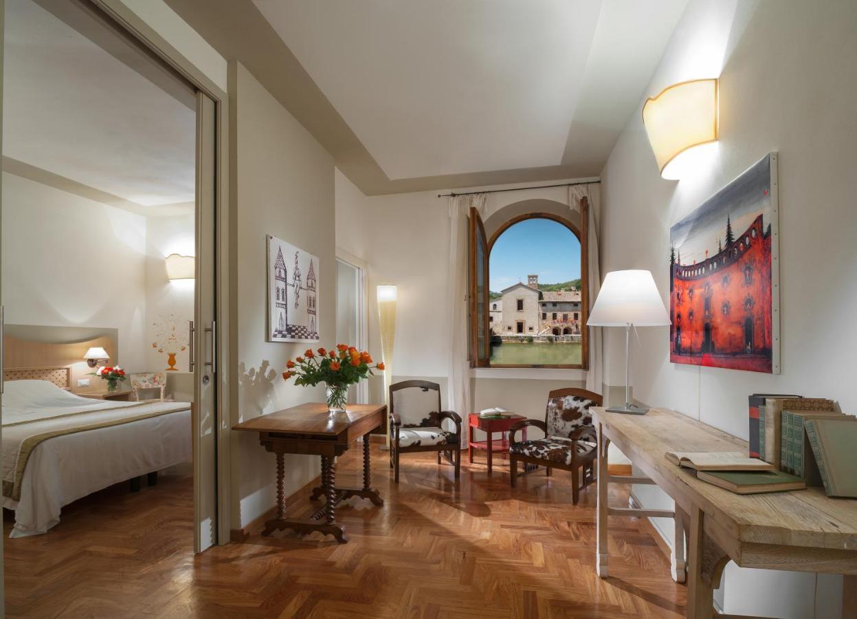 Albergo Le Terme Bagno Vignoni Exterior foto