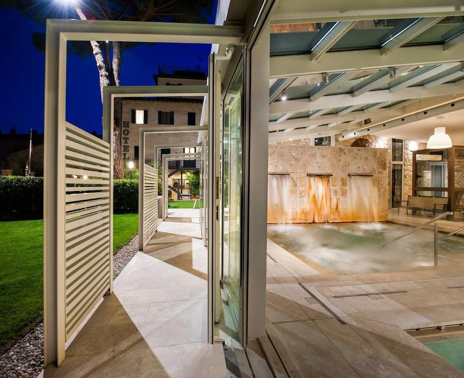 Albergo Le Terme Bagno Vignoni Exterior foto